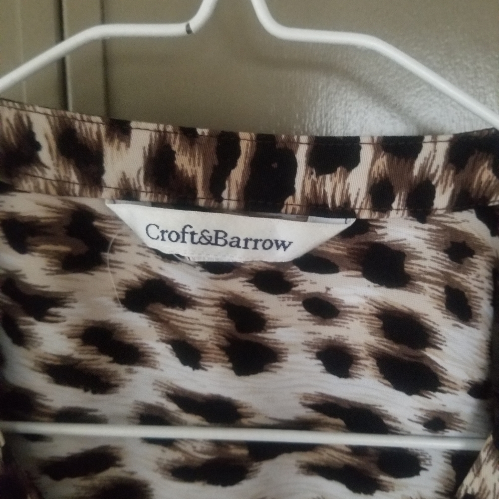 3/4 Button Up Slv, Ruched Gathers - image 5